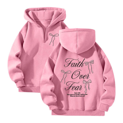 Lovellx Women's Hoodies with Butterfly Letter Print Long Sleeves Hooded Christian Jesus God Graphic Hoodies Harajuku Pulllovers