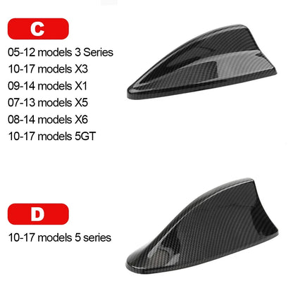 Real Carbon Fiber Car Antenna Cover Shark Fin For BMW E90 E92 F20 F30 F10 F34 G30 G20 F15 F16 F21 F45 G30 G20 X4 X5 X6