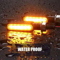 8mm Mini led Motorcycle Turn signal Light lamp Indicators Blinker clignotant moto led for honda yamaha kawasaki cafe racer 12V