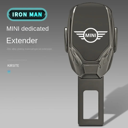 for Mini Cooper Clubman R55 R56 R57 R58 R59 R60 Countryman Car Seat Belt Extension Plug Buckle Seatbelt Clip Adjustable Extender