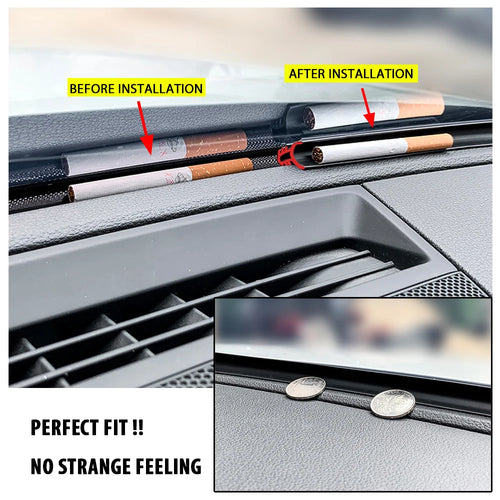 Car Soundproof Rubber Seal Dashboard Windshield Sealing Strip Insert For Toyota Prado RAV4 Corolla Camry Sienna Yaris Prius