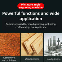 Micro Angle Grinder 90 Degree Electric Elbow Grinding Machine for Ceramic Tile Cleaning Engraving Motor Grinder