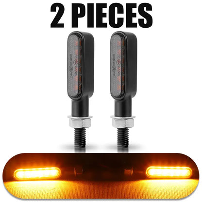 8mm Mini led Motorcycle Turn signal Light lamp Indicators Blinker clignotant moto led for honda yamaha kawasaki cafe racer 12V