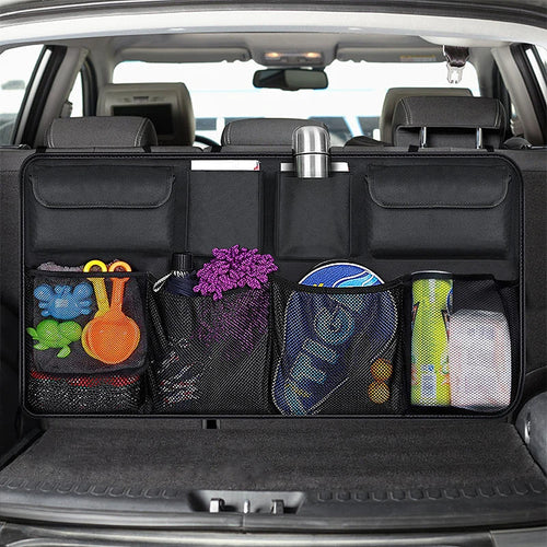 Car Trunk Hanging Storage Bag Back Seat Universal Large Capacity Oxford Waterproof Multi-pocket Car Trunk Storage Bag Organizer