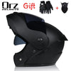 ORZ-161 Modular Filp up Motorcycle Helmet Full Face Racing Helmet Dual Visors DOT Approved motosiklet kaskı