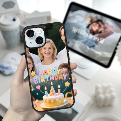Magnetic Pattern Customized Acrylic Matte Phone Case For iPhone16 15 14 13 12 11 Pro Max XS Shockproof birthday gift surprise