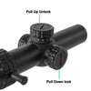 1-5X24 Tactical Optical Rifle Scope Red and Green Illuminated Reticle Hunting Scopes Compact Scope Ar15 Sight