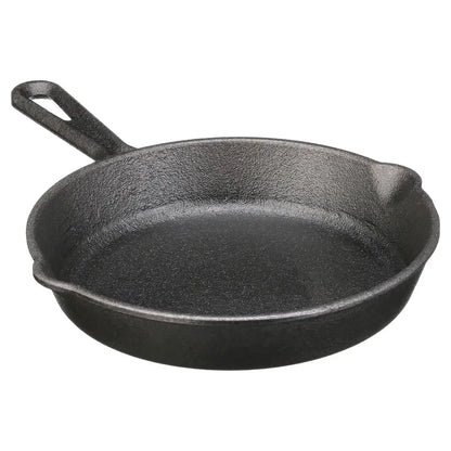 Pre-Seasoned 4-Piece Cast Iron Skillet Set Handles Griddle 6" 10.5" 11" Durable Loop Easy Pour Lip Superior Cooking versatile