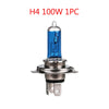 FISHBERG 2pcs Car Halogen Xenon Light Bulb High Low Beam H4 12V 60/55W P43T 9003 Super Xenon White 6000K Headlight Lamp