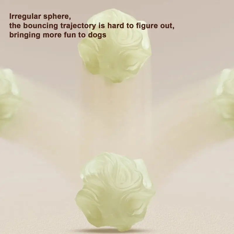 Cat Toys Ball Dog Glowing Bouncing Interactive Rolling Balls Interactive Dog Toy Ball Chew Toys For Puppy Cats Dogs