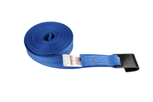 2 x 15 Ft Winch Strap With Flat Hook DIAMOND WEAVE | COLOR OPTIONS RatchetStrap.Com