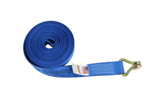 2 x 30 Ft Winch Strap With Wire Hook DIAMOND WEAVE | COLOR OPTIONS RatchetStrap.Com