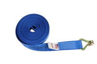 2 x 15 Ft Winch Strap With Wire Hook DIAMOND WEAVE | COLOR OPTIONS RatchetStrap.Com