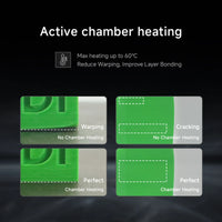 QIDI Q1 Pro 3D Printer with Camera 600mm/s Fully Auto Leveling 60℃ Chamber Heat CoreXY Structure Printing Size 9.65"x9.65"x9.45"