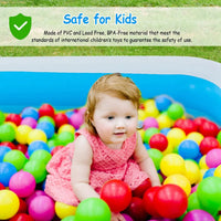 Inflatable Swimming Pools Family Swim Play Center Pool Blow up Kiddie Poo for Kids Baby Adult Inflatable Water Ball Pool
