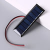 20-1pcs 4V 0.2W Solar Panel Outdoor Waterproof 2-Wire 8 Solar Cells Security Camera Small Home Light System Charger Solar Panels