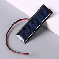 20-1pcs 4V 0.2W Solar Panel Outdoor Waterproof 2-Wire 8 Solar Cells Security Camera Small Home Light System Charger Solar Panels