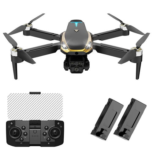 M8 PRO Brushless Motor Drone with 2 Battreys, Intelligent Obstacle Avoidance, Optical Flow,  360-degree rolling, HD Camera