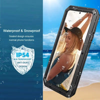 IP68 Waterproof Aluminum Metal Phone Case For iPhone 15 14 13 12 11 Pro Max XS XR 8 7 Plus 360 Heavy Duty Armor Protection Cover