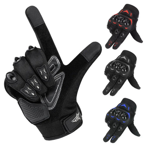 Motorcycle Gloves for Men Women Full Finger Touchscreen Motorbike Gloves for BMX ATV MTB Riding Road Racing Motocross Gloves