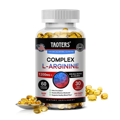 Extra Strength - 1200 mg, Men's Sports Supplement to Help Support Muscle Growth, Blood Flow and Energy