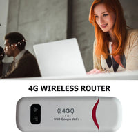 4G Wireless LTE WiFi Router 4G SIM Card Portable 150Mbps USB Modem Pocket Hotspot Dongle Mobile Broadband for Home Office WiFi