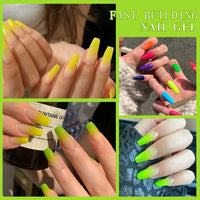 Nail Extension Gel Kit, 12 Colors Extension Nail Extension Gel Set Soak Off UV Gel For All In One Kit Builder Nail Gel Gift