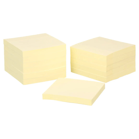 Paper Sticky Notes, Yellow, 3 X 3, 1200 Sheets