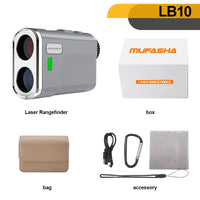 MUFASHA-LB10 Golf Rangefinder, Competition-Use Golf Mode, Vibrations, Feedback, Type-C Charging, 5-1000m