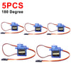 1-100pcs SG90 9G Micro Digital Servo Motor 180/360° Fixed-Wing Micro Gear Servo Motor for Rc Helicopter Toy Airplane Aircraft