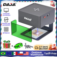 DAJA DJ6 Laser Engraver Mini Portable Bluetooth DIY Cut Engraving Machine Engrave Mark Wood Painted Metal Acrylic Glass Leather