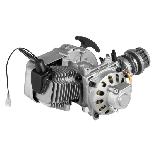 2 Stroke 49CC Bicycle Engine Kit Pull Rope Start Engine Motor Kit for Pocket Bike, Mini Dirt Bike, Beach Bike, ATV or Scooter