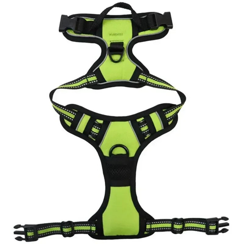 Reflective Adjustable Breathable Vest Chest Strap for Small Medium Large Dogs Pet Dog Harness Cat Puppy Collar Dog Accessoires