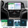 Hizpo 10.1 Carplay 4G 2Din Android 13 Car Radio for Jeep Grand Cherokee WK2 2014 -2022 Multimedia Video Player Autoradio GPS DSP