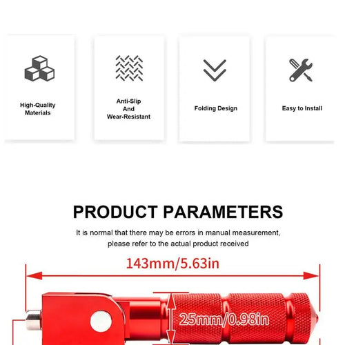 Motorcycle Footpegs CNCAluminum Motor Bike Universal Folding Footrests Foot Pegs Premium Rear Foot Pedals Frepose Pieds Moto