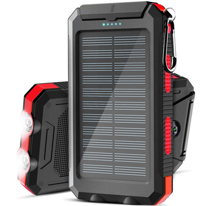 Waterproof Outdoor Solar Power Bank 38800mAh Dual USB Travel Outdoor Solar Mobile Phone Charger Solar Powerbanks For Camping