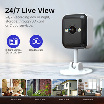 JOOAN 1080P WiFi Camera Smart Home Outdoor Wireless IP Surveillance Camera Security Baby Monitor CCTV Audio Video Surveillance