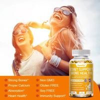 Calcium, Magnesium, Vitamin D3 & K2 - Supports Joint Pain Relief, Anti-Inflammatory, Joint, Immune Health, 120 Capsules