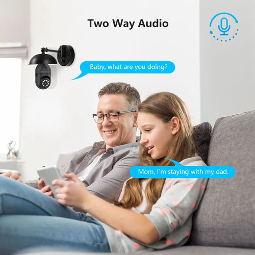 Jennov Light Bulb Security Camera, 360°/2k HD Wireless Camera, Wi-Fi Light Socket Camera for Indoor&Outdoor Home Security