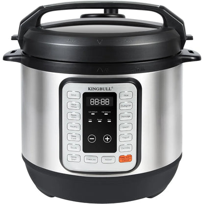 12-in-1 Electric Pressure Cooker, Instant Multi-Use Non-Stick Pot, Steamer, Sauté, Yogurt Maker, Warmer &Delay Start