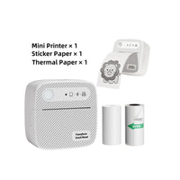 B3 Portable Photo Printer with Bluetooth iOS Android for Inkless Thermal Printing  Sticker Printer Label Maker DIY Toy Kids Gift