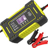 6A 12V Repair LCD Display Intelligent Car Battery Charger Car and Motorcycle Battery Charging Unit Lead-Acid Battery