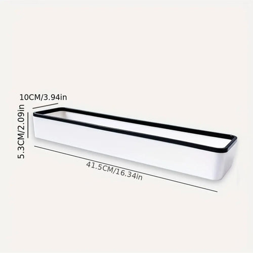 1pc Toilet Bathroom Storage Cabinet Rack Wall Hanging Hole Free Multifunctional Artifact Above Toilet Rack White Shelf Organizer