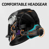 ANDELI Welding Helmet with Large Viewing True Color Auto Darkening Welding Helmet 4 Arc Sensor for Welding Cut Grind Area