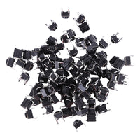 100PCS Tactile Push Button Vertical Micro Switch Touch Button 6X6X5mm Momentary Tactile Switch Button Electronic Components
