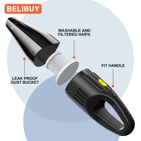 BELIBUY Car Vacuum Cleaner Multifunctional Household Cleaning Machine High-Power Handheld Wireless Office Carpet Cleaner Machine