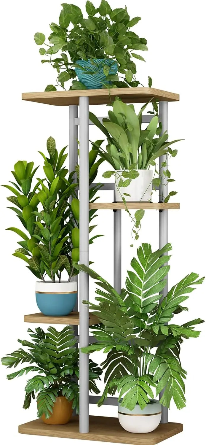 Plant Multiple Flower Rack Holder Shelves Storage Organizer Display Indoor Planter for Balcony Bedroom Patio Garden