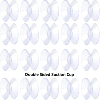 20/30/40mm Double Sided Suction Cup Vacuum Double-sided Sucker for Glass Table Top Non-slip Bumpers Spacers Window Suction Cups