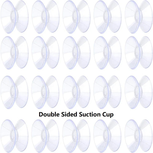 20/30/40mm Double Sided Suction Cup Vacuum Double-sided Sucker for Glass Table Top Non-slip Bumpers Spacers Window Suction Cups
