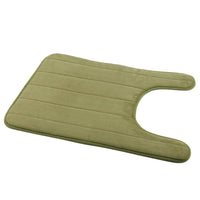 1pc New Washroom Toilet Foot Mat U-Shaped Floor Mat Waterproof Pad Bathroom Water Absorption Anti-Skid Pad